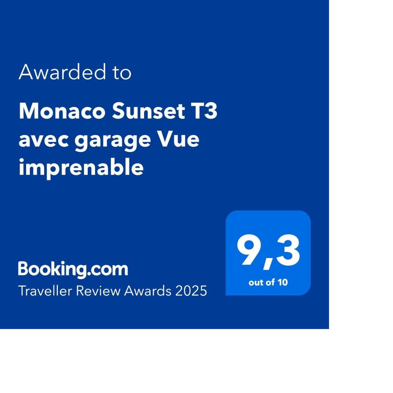 Monaco Sunset T3 Avec Garage Vue Imprenable Appartement *